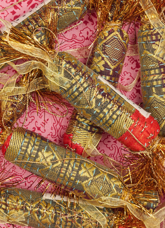 Toffee no 17 Vintage Kantha Santa Crystel Sissel Edelbo