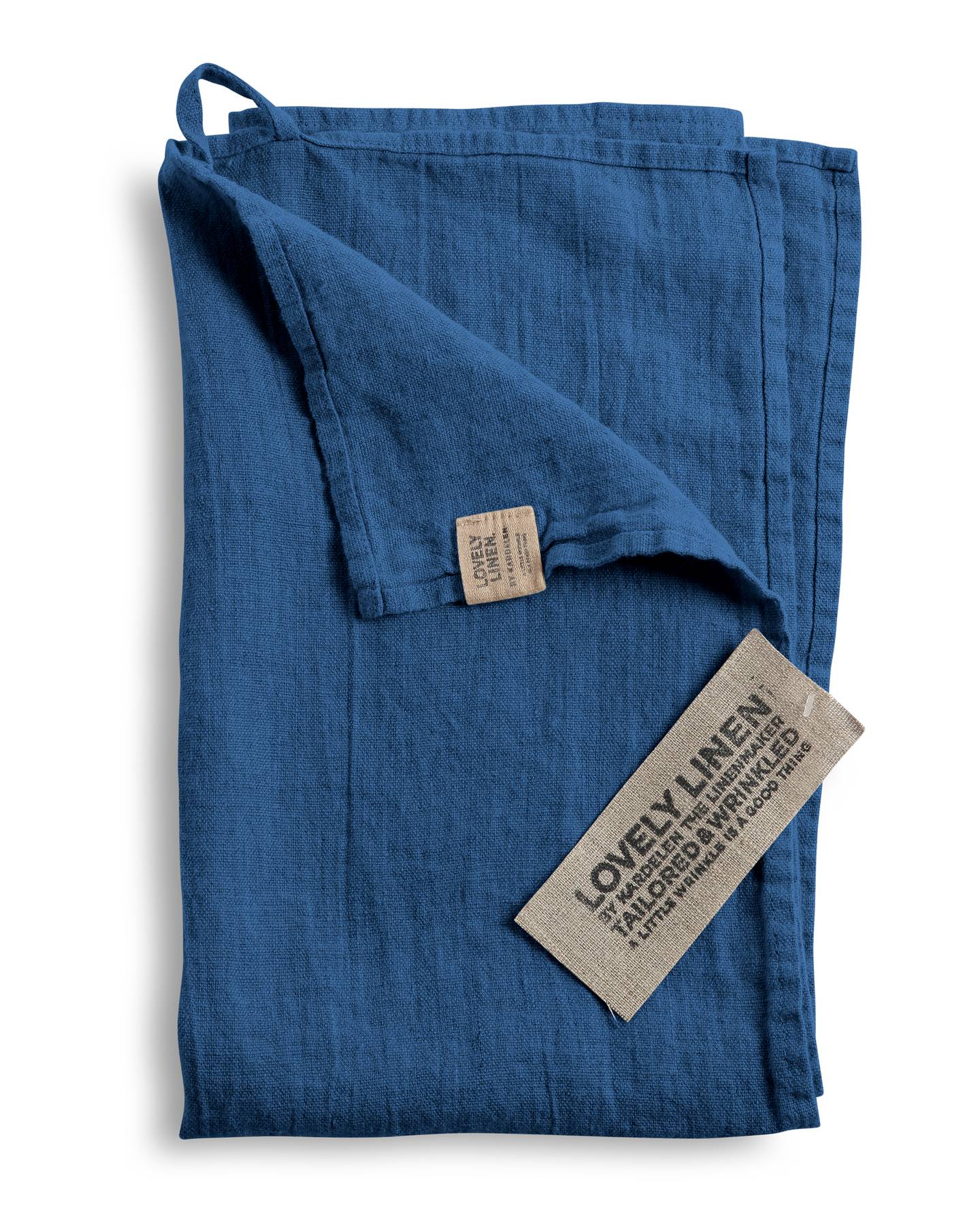 Kjøkkenhåndkle lin denim blue 35 x 50 Lovely linen