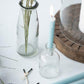 Vase glass klar flaske liten apotek Ib Laursen