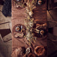 Duk lin almond mandel brun 145x380 Lovely linen