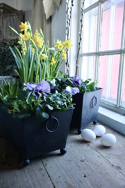 Potter avlange  Holmö  I am interiør