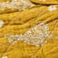 Teppe Quilt mustard m/paisleymønster Ib Laursen