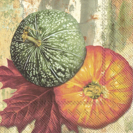 Serviett lunsj grønnsaker gresskar Two Pumpkins IHR