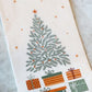 Buffet serviett juletrær og pakker Chic Antique