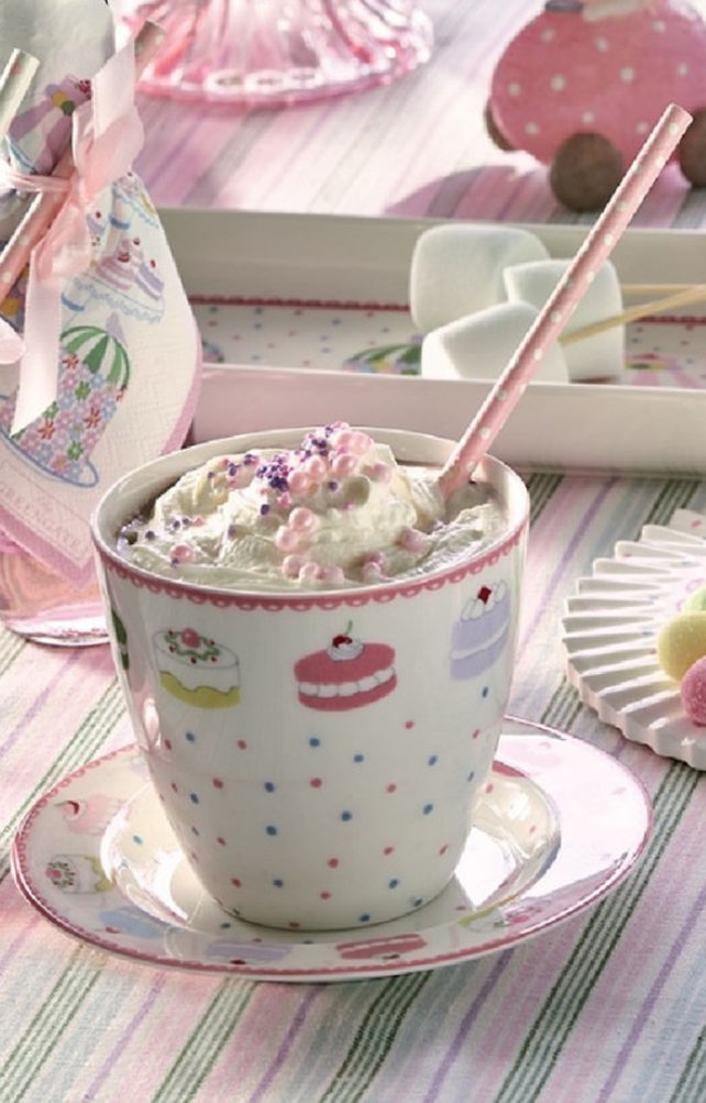 Latte kopp Madelyn white Greengate