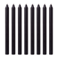 Tynne lys 18 og 28 cm sorte Kiri