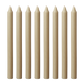 Tynne lys 18 og 28 cm khaki beige Kiri