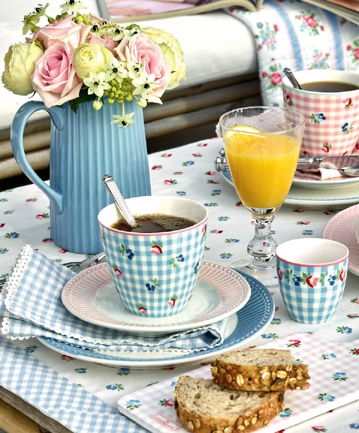 Latte Mini viola blue Greengate