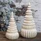 Juletre 31 cm crem champagnefarget gull Chic Antique