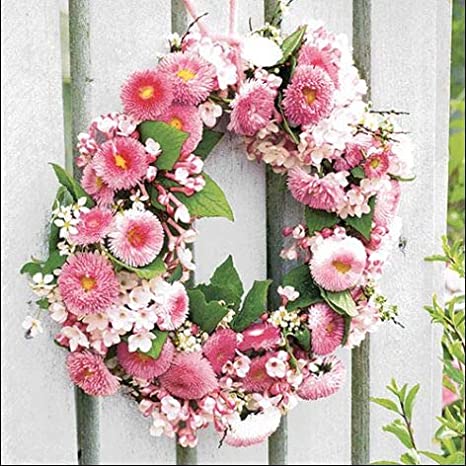 Serviett kaffe wreath of bellies rose Ambiente
