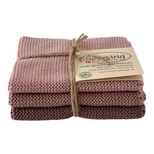 3 pk kluter rosa støvet rosa kombi Solwang