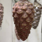 Kongle rosa gammelrosa antikk 12 cm Shishi