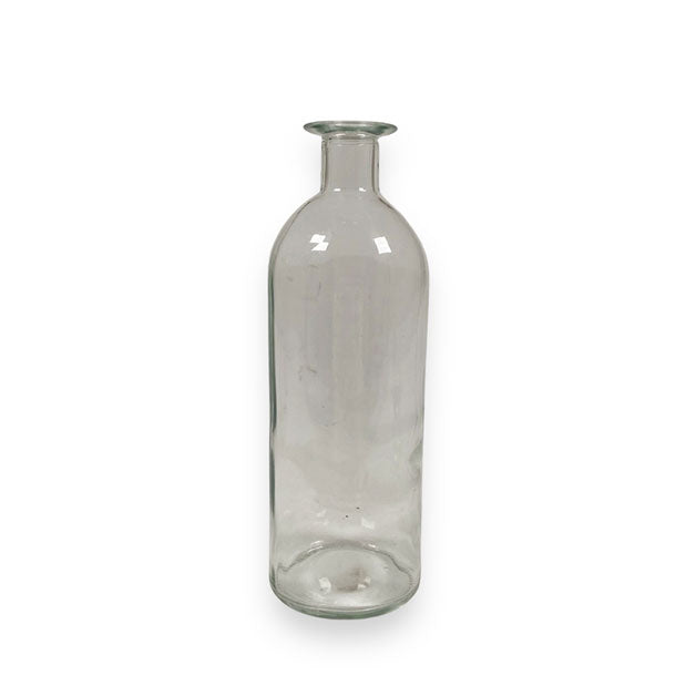 Vase glass klar flaske Pava medium Miljøgården