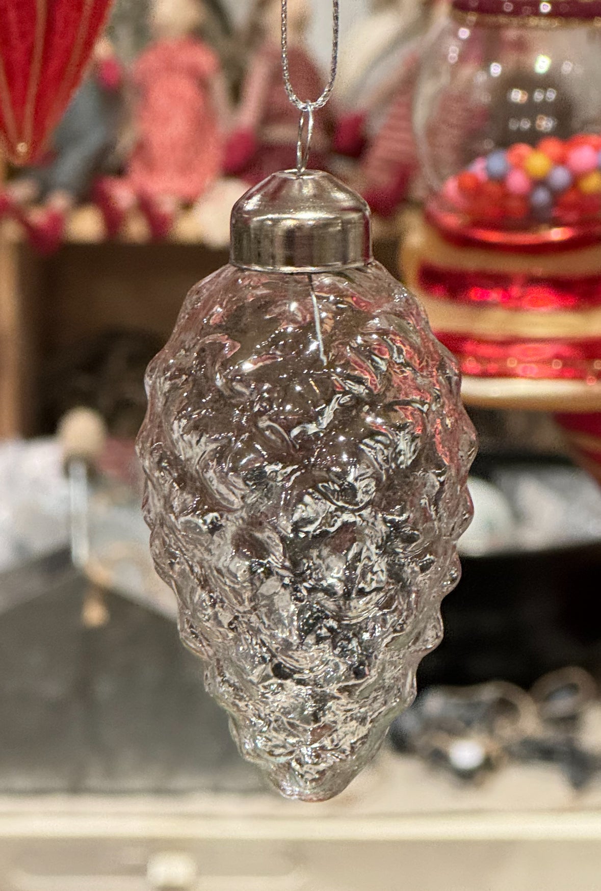 Kongle glass klar 8 cm Shishi