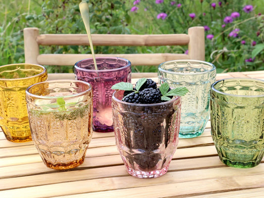 Glass Vannglass brune 4 stk igjen Saint-Émilion Chic Antique