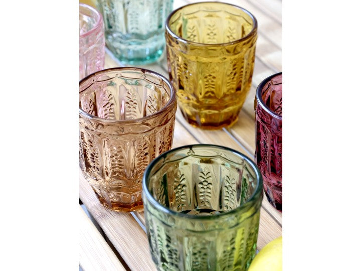 Glass Vannglass brune 4 stk igjen Saint-Émilion Chic Antique