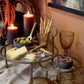 Glass honningfarget  6stk x 45,- Chic Antique