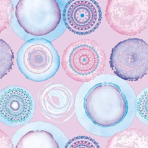 Serviett lunsj water colors rosa