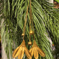 Misteltein 14 cm gull metall Shishi