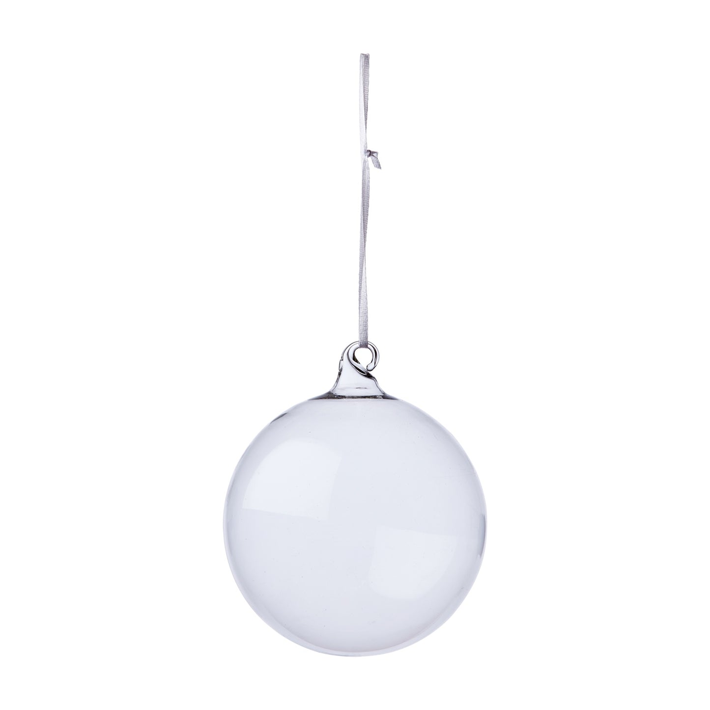 Julekule klar 10 cm klar glass Affari