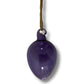 Glass egg 3,5 cm lilla Miljøgården