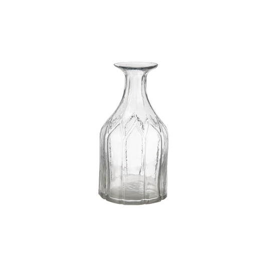 Vase glass klar flaske 16 cm romance Affari