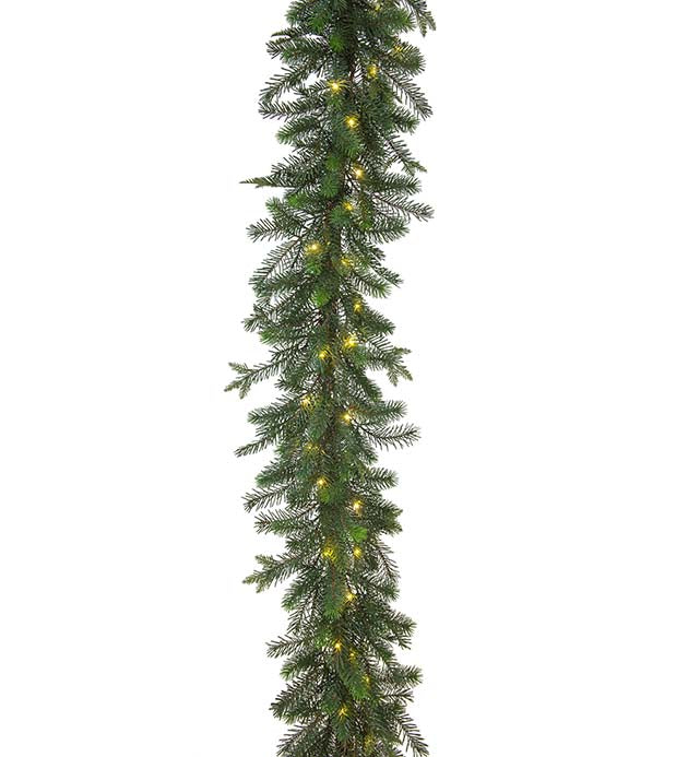 Girlander gran med lys 180 cm Mr Plant utstillingsmodell