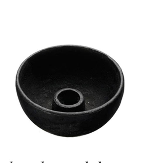 Lysestake skål smijern Bruka Design