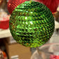 Julekule grønn bling isopor 8cm