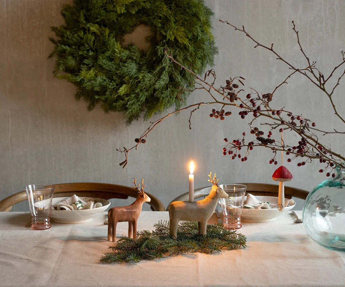 Reinsdyr Wooden reindeer small natur Maileg