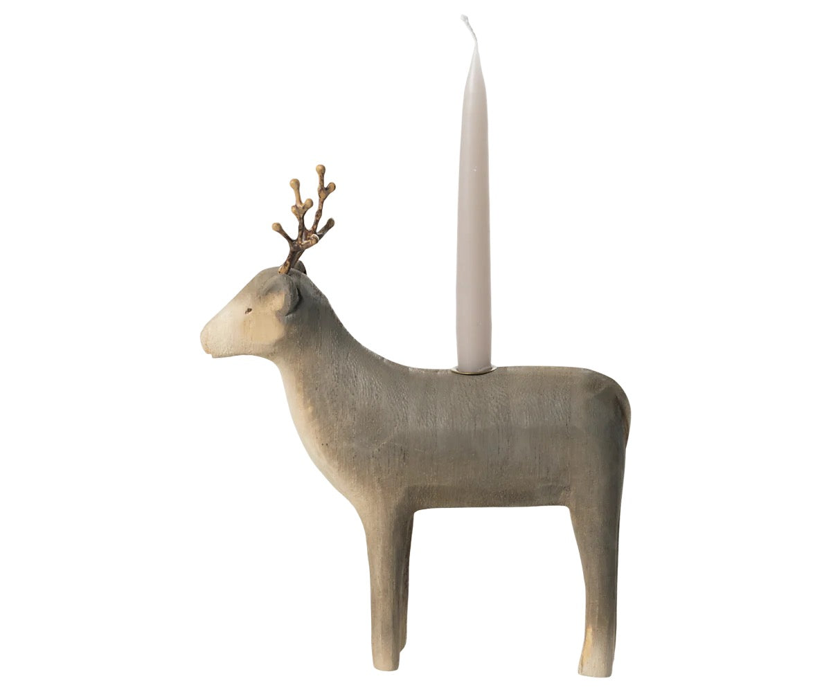 Reinsdyr Wooden reindeer medium natur Maileg