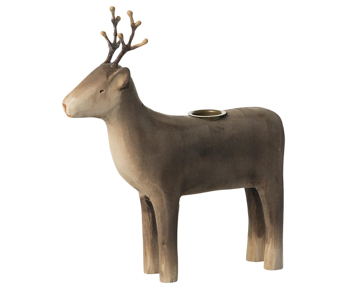 Reinsdyr Wooden reindeer large natur Maileg