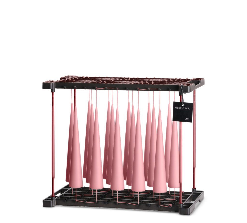 Kjelgelys 25 cm gammel rosa Ester og Erik selges kun med henting