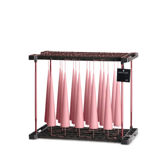 Kjelgelys 25 cm gammel rosa Ester og Erik selges kun med henting
