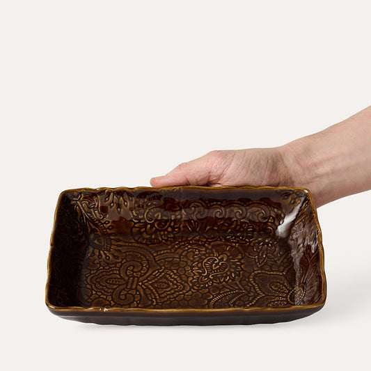 Ildfast form liten coffee brun Sthål