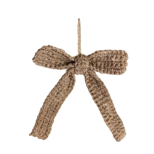 Sløyfe jute beige brun Strømshaga