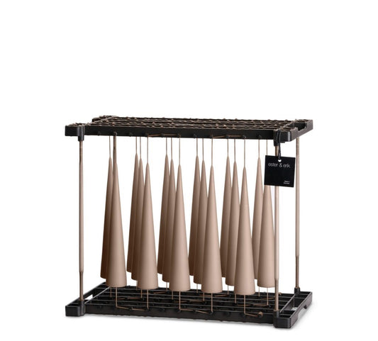 Kjelgelys 25 cm beige mørke Ester og Erik selges kun med henting