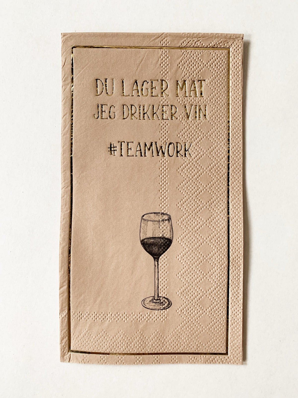 Buffet Serviett «Teamwork» Trend Desig