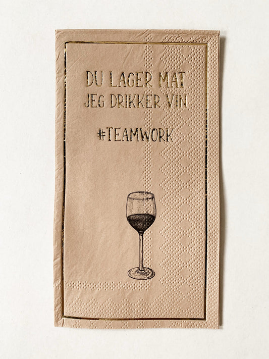 Buffet Serviett «Teamwork» Trend Desig