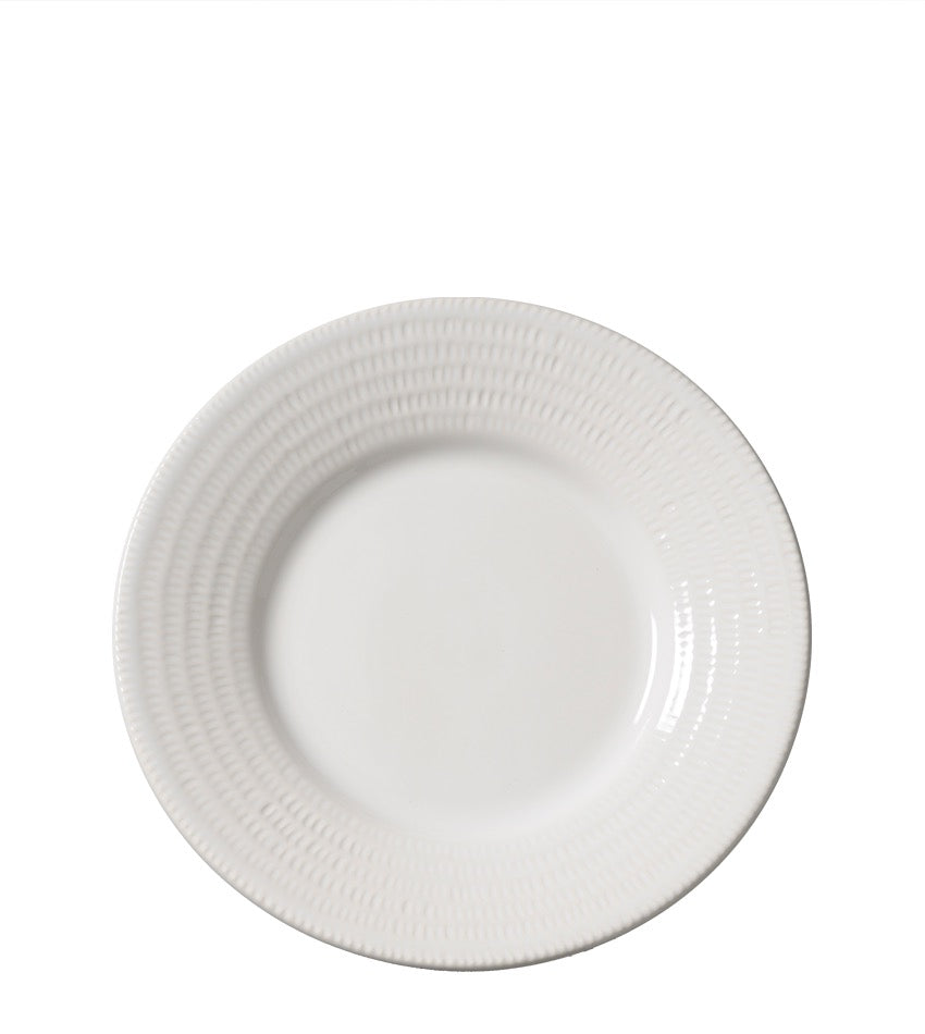 Middag tallerken 28 cm hvit Bruka design 1 stk igjen