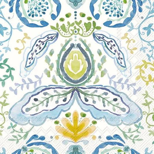 Serviett lunsj Azure & Ivy Gold  IHR