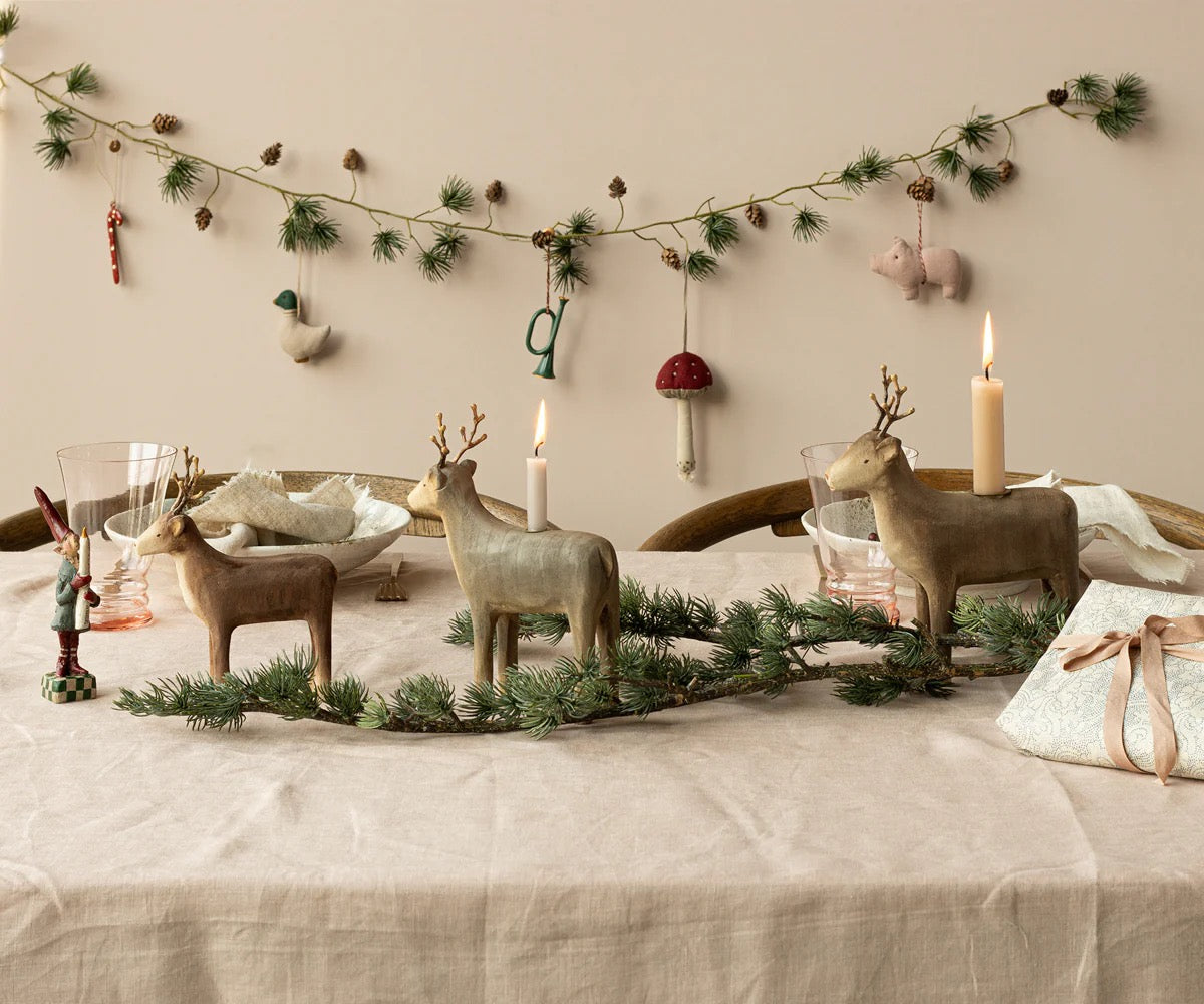 Reinsdyr Wooden reindeer small natur Maileg