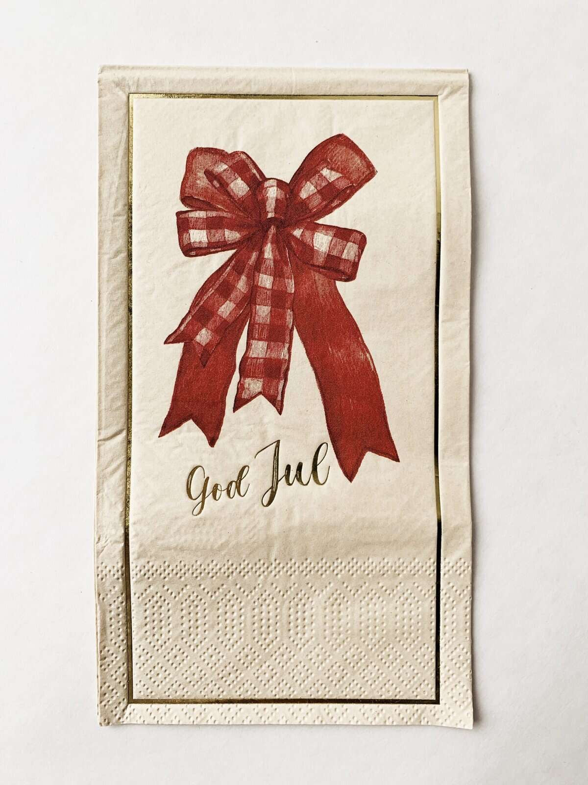 Buffet Serviett  «God Jul» Sløyfe Trend Design