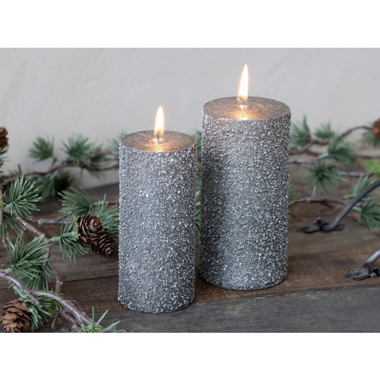 Kubbelys shimmer antikk grå brun Chic Antique