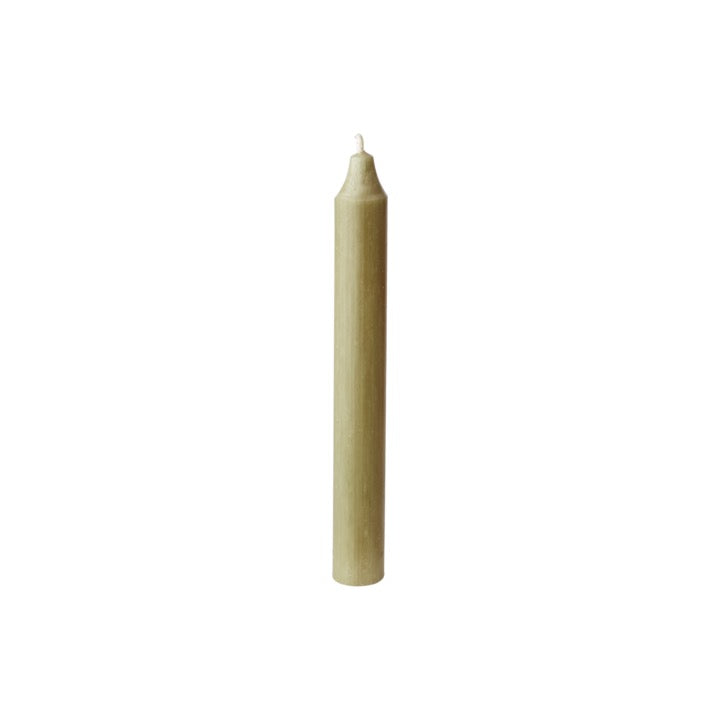 Tynne lys 18 cm  grønn mosegrønn lyse