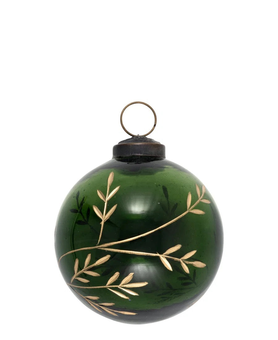 Julekule grønn 8 cm Greengate