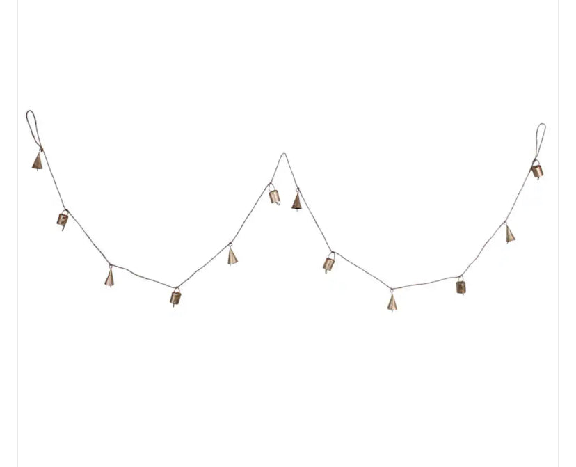 Bjelle girlander messing farget Strømshaga