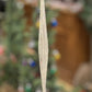 Julekule sølv istapp 15 cm The Moshi