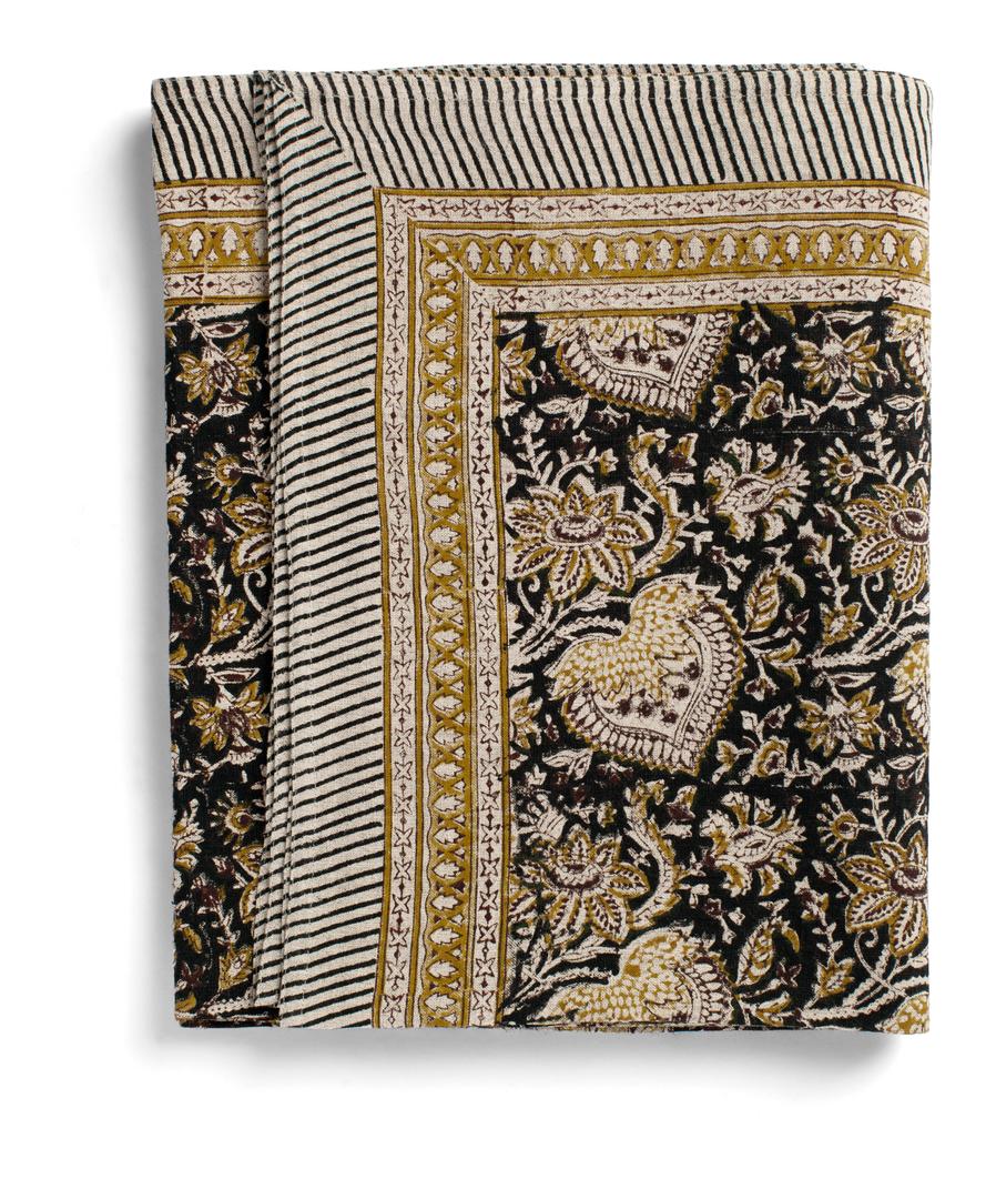 Duk lin oriental black sort 150x 230 Chamois