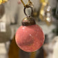 Julekule frostet rosa 2 cm